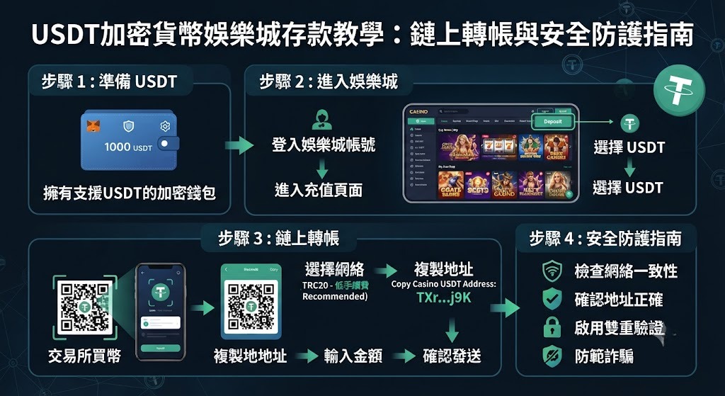 秒懂USDT入金!點此解鎖安全轉帳與防詐全攻略